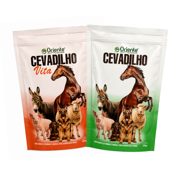 Kit Cevadilho - Cevadilho + Cevadilho Vita 200g Suplemento Para Equinos