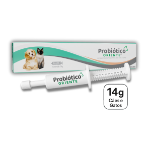 Probiótico Oriente 14g para Cães e Gatos – Saúde Intestinal e Imunidade