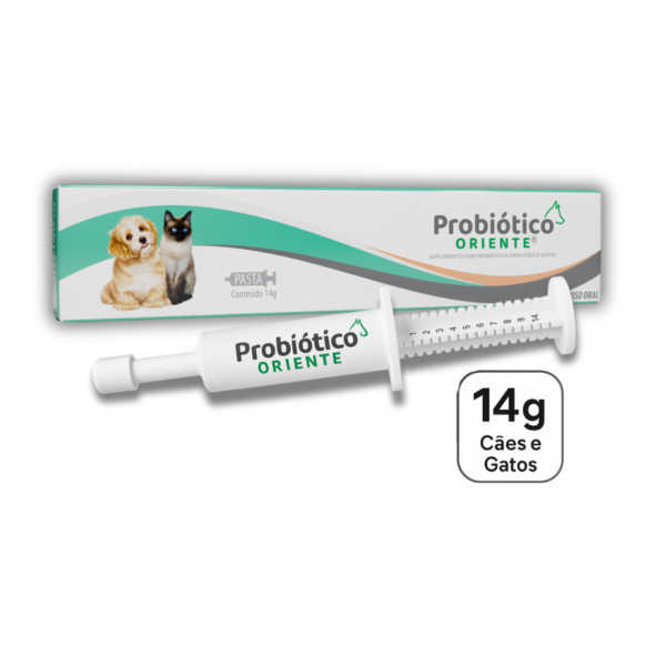Probiótico Oriente 14g para Cães e Gatos – Saúde Intestinal e Imunidade ...